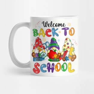 Welcome Back To School Gnomes First Day Of School Mug